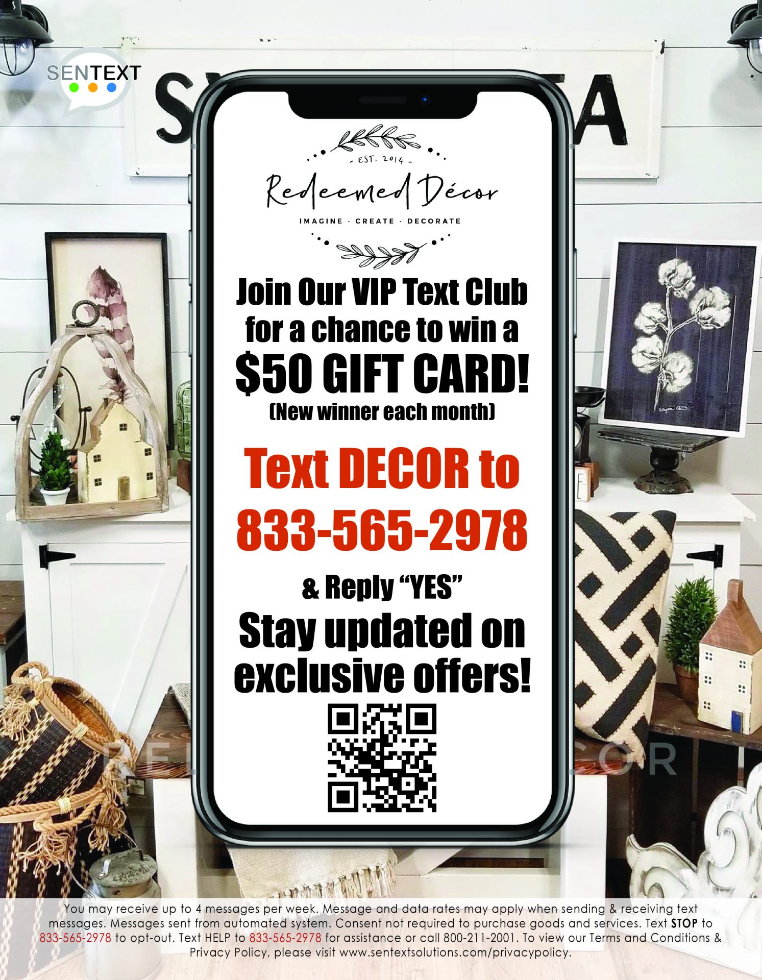 Redeemed Décor CCSA SenText Solutions